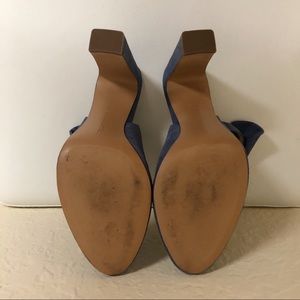 Banana Republic Shoes - Banana Republic Blue Suede Pumps w/ Bows Size 9 Banana Republic Shoes - Banana Republic Blue Suede Pumps w/ Bows Size 9